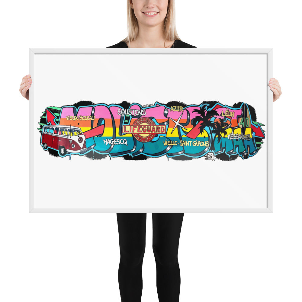 Poster en Papier Mat Encadré