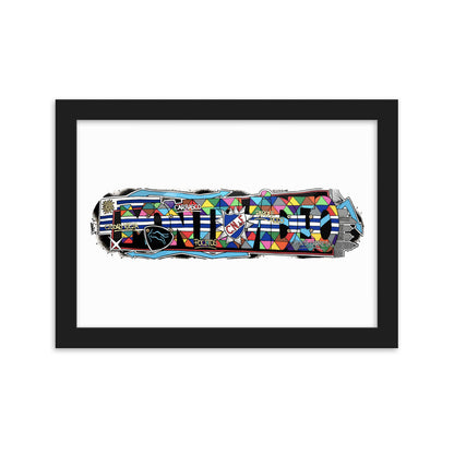 Poster en Papier Mat Encadré