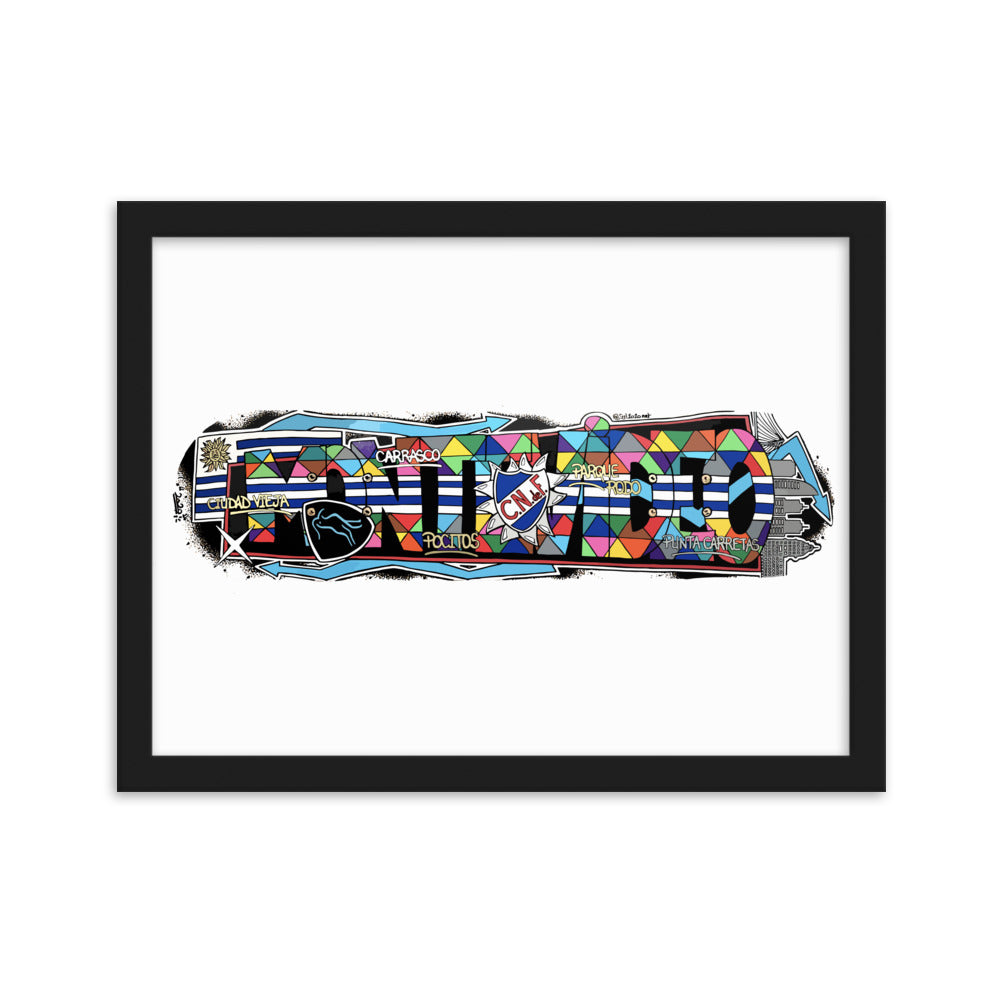 Poster en Papier Mat Encadré