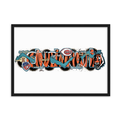 Poster en Papier Mat Encadré