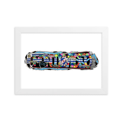 Poster en Papier Mat Encadré