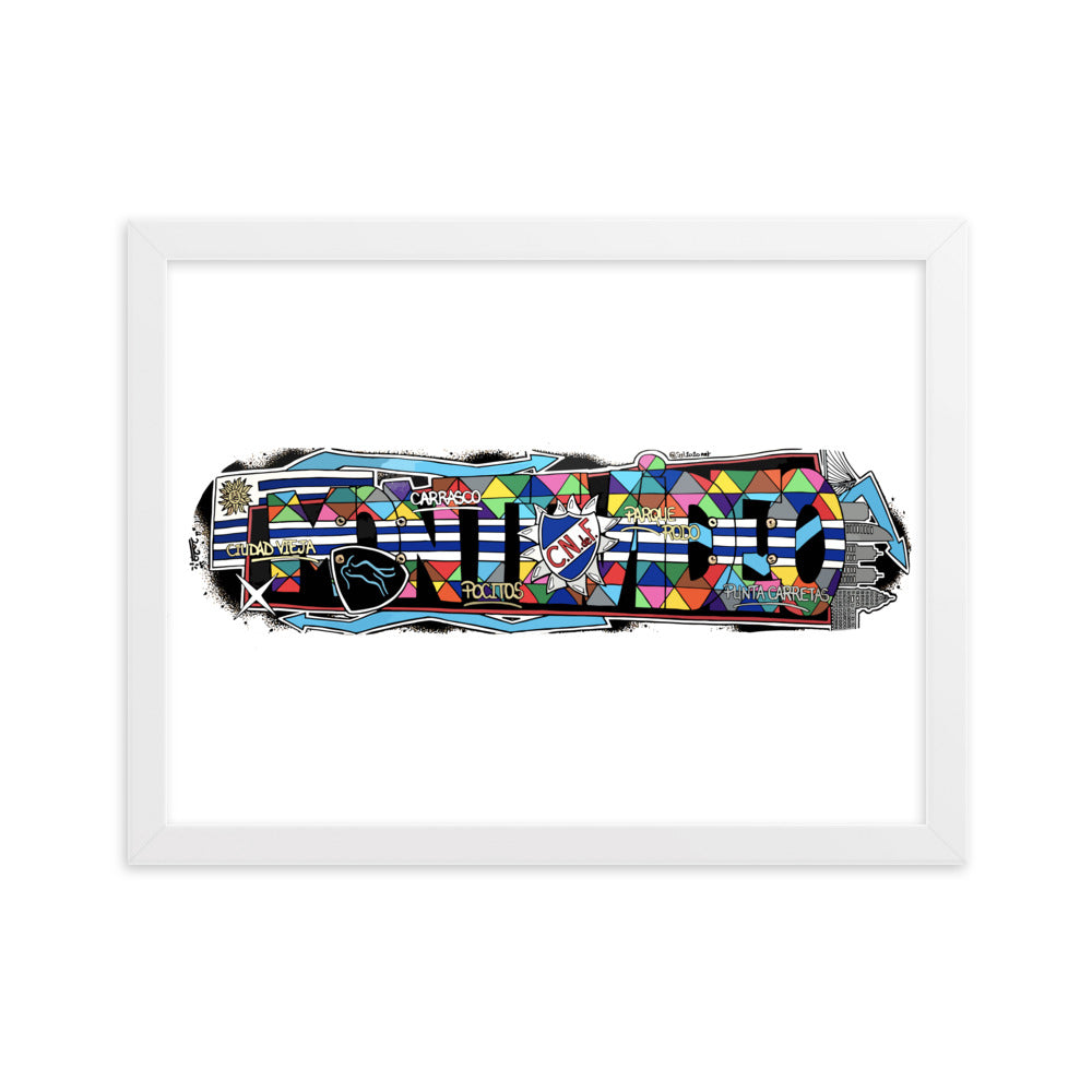 Poster en Papier Mat Encadré