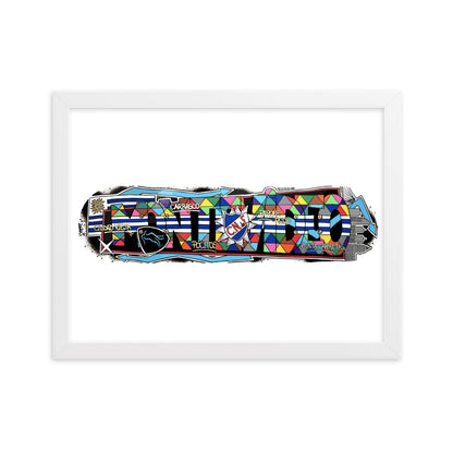 Poster en Papier Mat Encadré