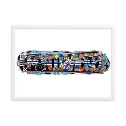 Poster en Papier Mat Encadré