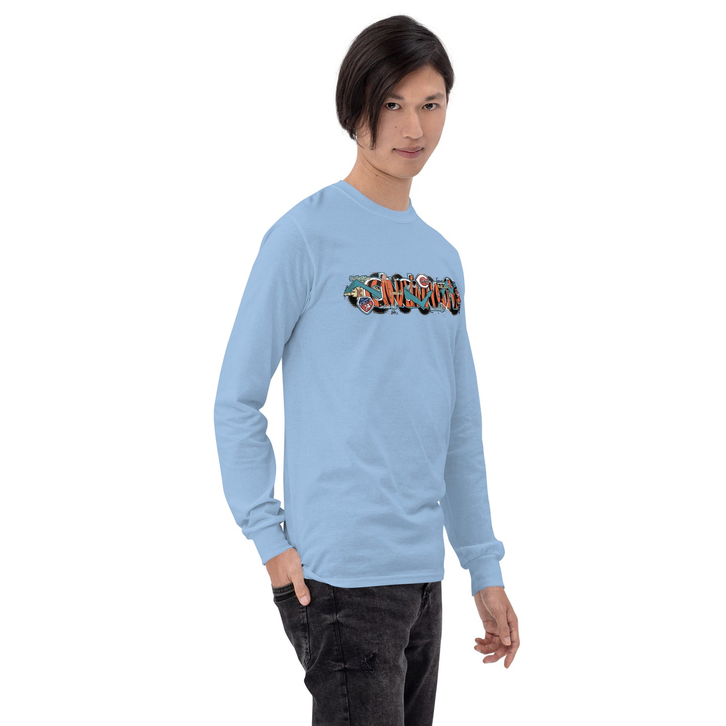 T-shirt à manches longues pour homme